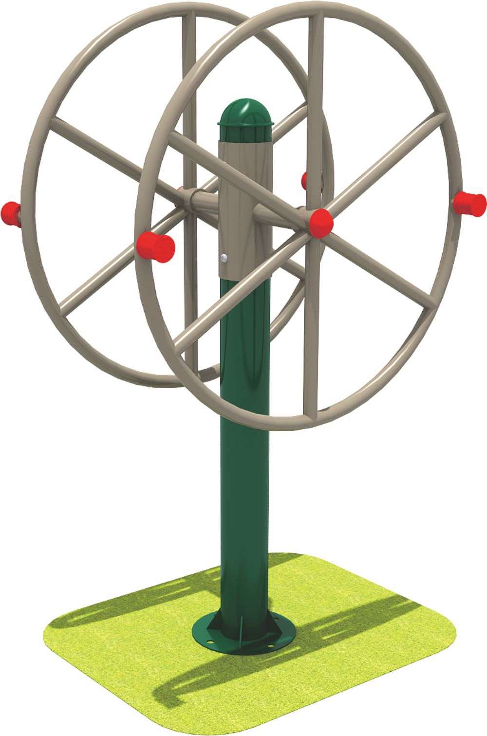 米兰·(milan)运动健身器材 旋转风轮