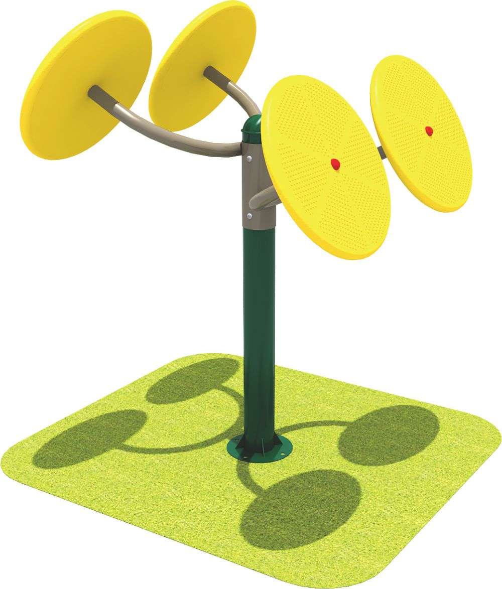 米兰·(milan)运动健身器材 双位塑料推